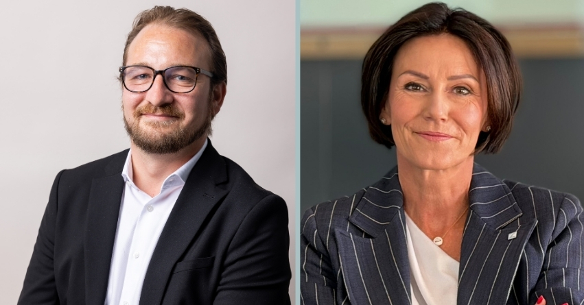 Mathias Gérard (Kellner & Kunz AG) & Monika Sandberger (z.l.ö.)